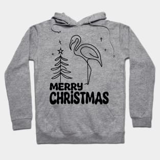 Flamingo Christmas Hoodie